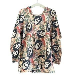 Kids Scream Print Long Sleeve Shirt